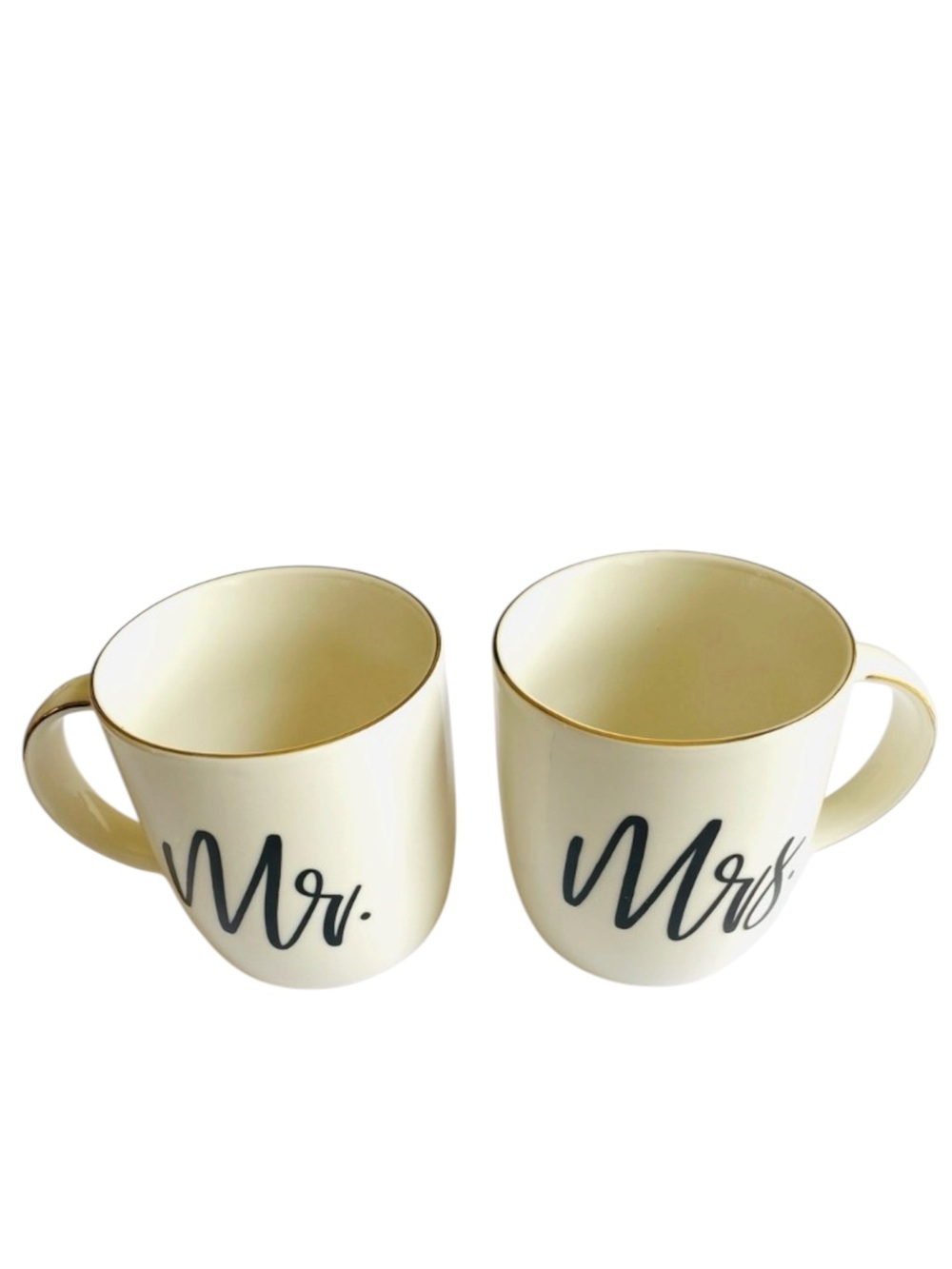 Gifffted Ceramic Mr and Mrs Mug Coffee Tea Wedding Shower Gift Newlyweds